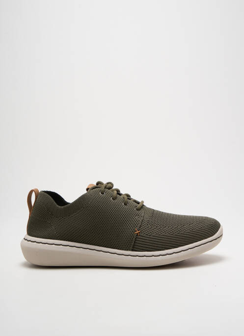 Baskets bout rond bout rond vert CLARKS homme