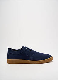 Baskets nubuck bout rond bleu KICKERS homme