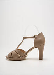 Sandales/Nu pieds beige OTESS pour femme seconde vue