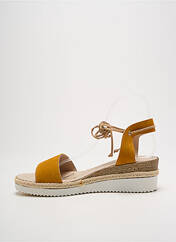 Sandales/Nu pieds jaune REQINS pour femme seconde vue