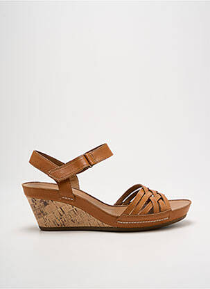 Sandales/Nu pieds marron CLARKS pour femme