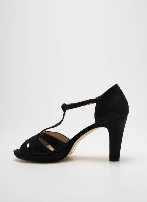 Sandales/nu pieds talon aiguille talon de 7 à 9cm noir OTESS femme