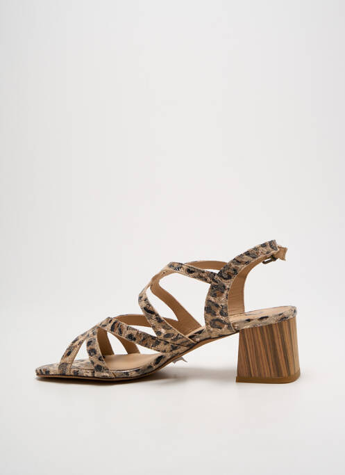 Sandales/Nu pieds beige QOO TUM femme