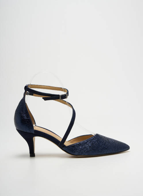 Sandales/nu pieds talon aiguille talon de 4 à 6cm bleu PERLATO femme