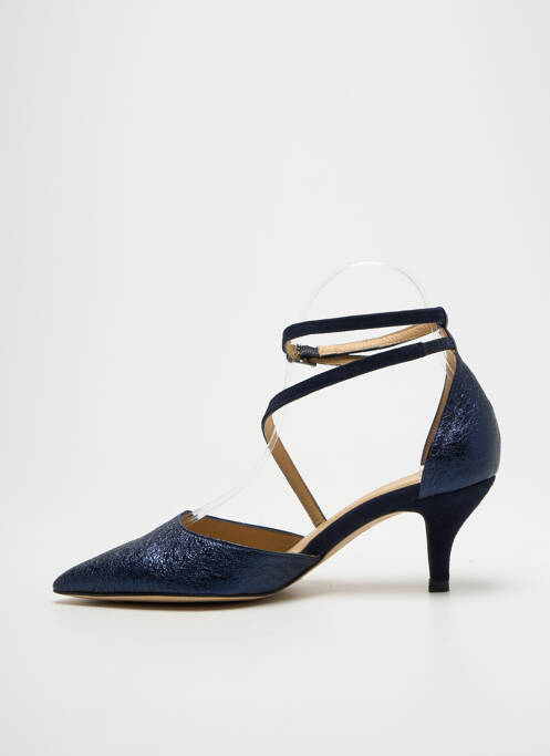 Sandales/nu pieds talon aiguille talon de 4 à 6cm bleu PERLATO femme