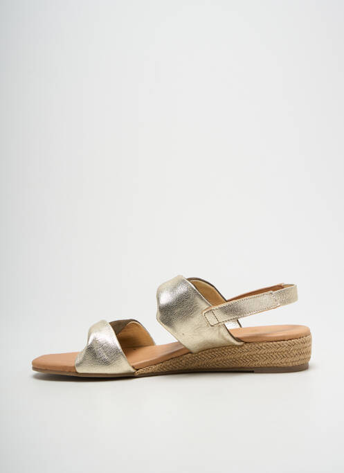 Sandales/nu pieds tissage satiné talon plat jusqu'à 3cm or WE DO femme