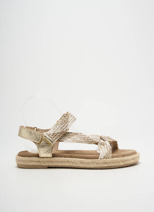 Sandales/nu pieds bout ouvert talon plat jusqu'à 3cm or REQINS femme