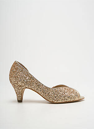 Escarpins type de semelle amortissante talon de 4 à 6cm or QOO TUM femme