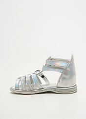 Sandales/Nu pieds argent GBB pour fille seconde vue