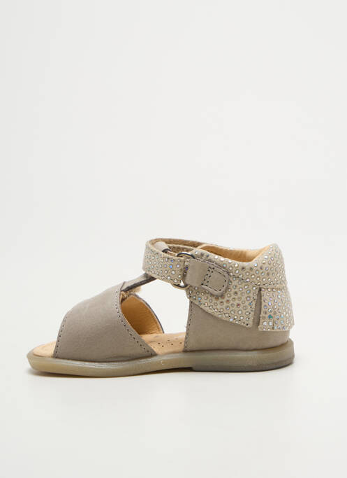 Sandales/Nu pieds gris BABYBOTTE pour fille
