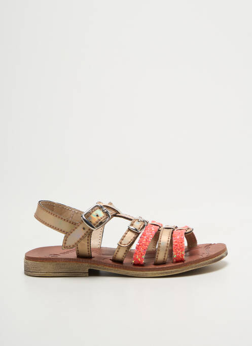 Sandales/Nu pieds rose GBB pour fille