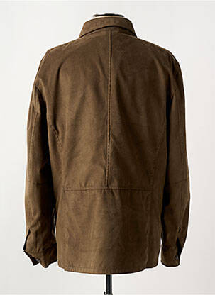 Veste casual fermeture boutonnée sur le devant marron MAISON WOOLIES homme