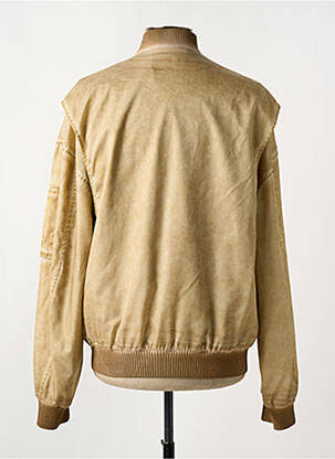 Blouson tissage imperméable beige DSQUARED2 homme