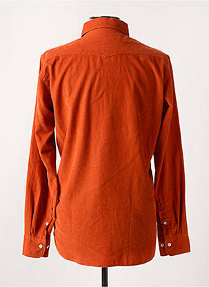 Chemise manches longues coupe cintrée orange HARTFORD homme