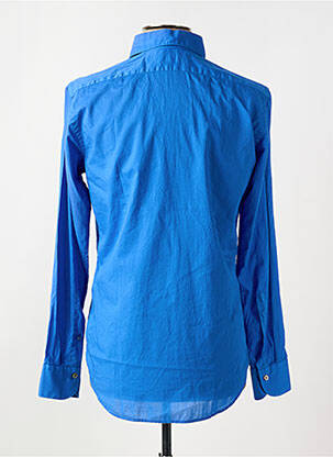 Chemise manches longues coupe cintrée bleu BAGUTTA homme