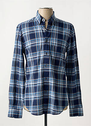 Chemise manches longues coupe cintrée bleu ASPESI homme