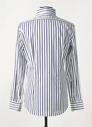 Chemise manches longues imprimé rayures bleu BAGUTTA homme