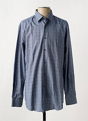 Chemise manches longues coupe droite bleu PAL ZILERI homme