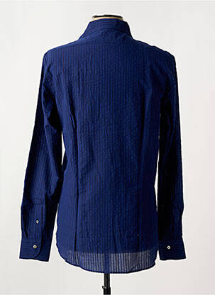 Chemise manches longues coupe cintrée bleu BAGUTTA homme