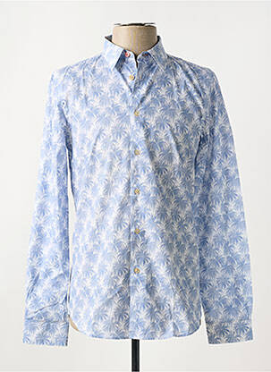 Chemise manches longues coupe cintrée bleu PAUL SMITH homme