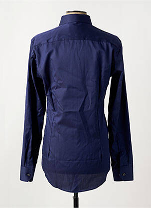Chemise manches longues coupe cintrée bleu ETON homme