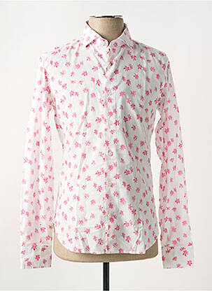 Chemise manches longues coupe cintrée rose ORIAN homme