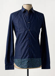 Chemise manches longues coupe cintrée bleu PAUL SMITH homme