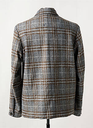 Chemise manches longues poches gris L.B.M.1911 homme