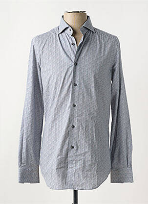 Chemise manches longues gris PAL ZILERI pour homme