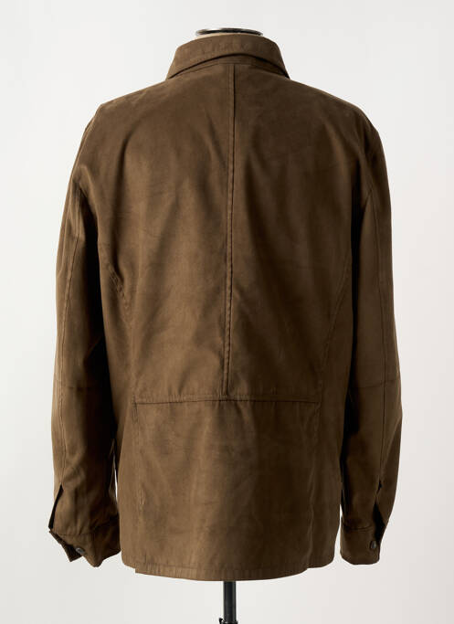 Veste casual fermeture boutonnée sur le devant marron MAISON WOOLIES homme