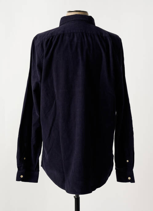 Chemise manches longues coupe droite bleu PAUL SMITH homme