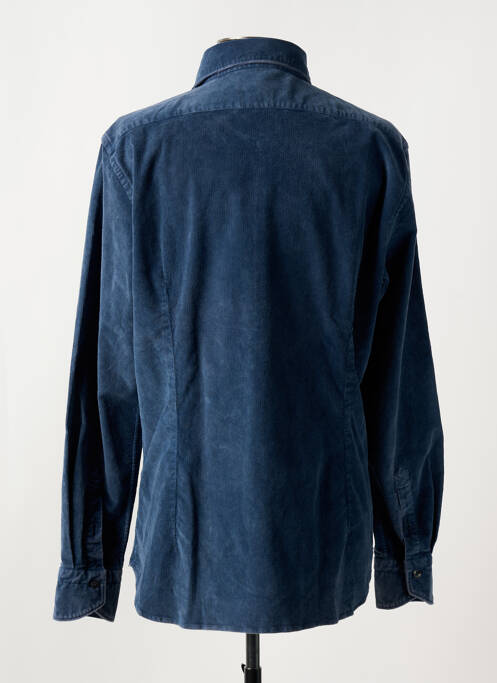 Chemise manches longues coupe droite bleu TINTORIA MATTEI 954 homme