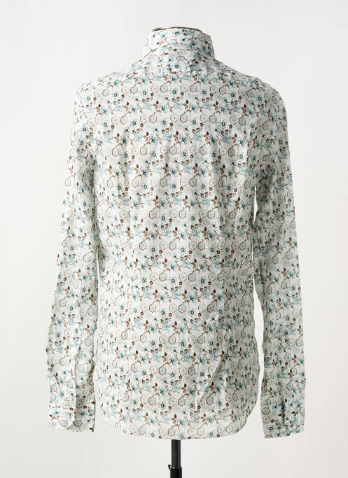 Chemise manches longues coupe cintrée bleu ORIAN homme