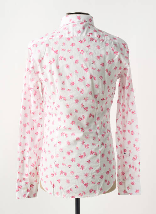 Chemise manches longues coupe cintrée rose ORIAN homme