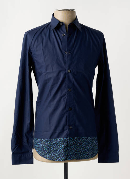 Chemise manches longues coupe cintrée bleu PAUL SMITH homme