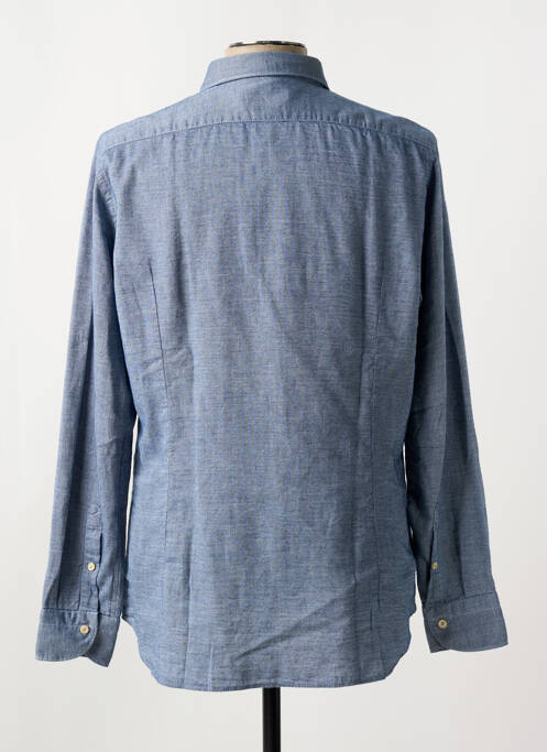 Chemise manches longues bleu TINTORIA MATTEI 954 homme