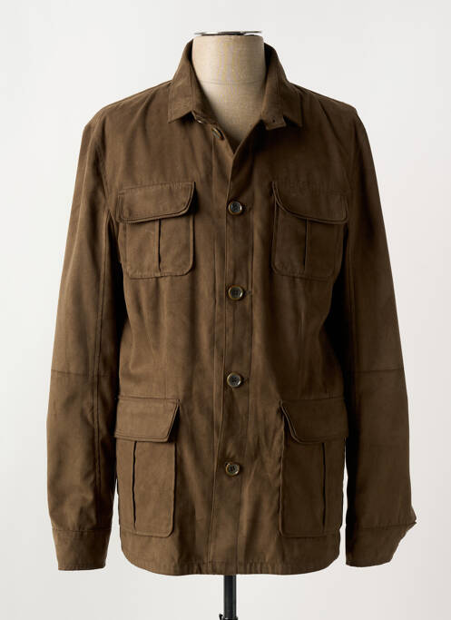 Veste casual marron MAISON WOOLIES pour homme