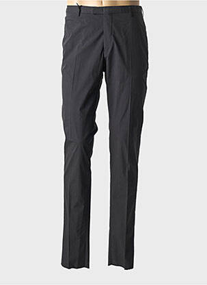 Pantalon droit tissage popeline taille normale gris LAB homme