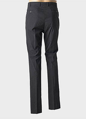 Pantalon droit tissage popeline taille normale gris LAB homme