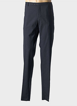Pantalon droit tissage popeline taille normale bleu PAL ZILERI homme