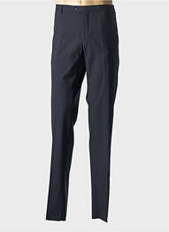 Pantalon droit fermeture zippée sous rabat avec crochet taille normale bleu PAL ZILERI homme
