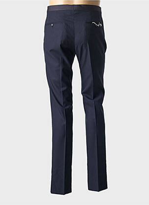 Pantalon slim tissage popeline taille normale bleu TAGLIATORE homme