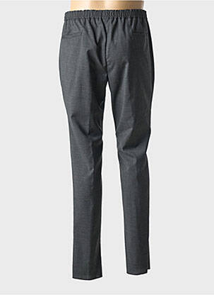 Pantalon slim tissage popeline taille normale gris LAB homme