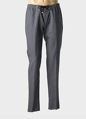 Pantalon slim tissage popeline taille normale gris LAB homme