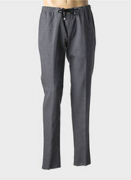 Pantalon slim tissage popeline taille normale gris LAB homme