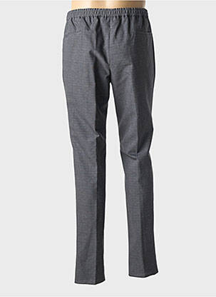 Pantalon slim tissage popeline taille normale gris LAB homme