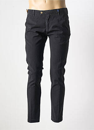 Pantalon chino tissage popeline taille normale bleu MYTHS homme