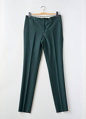 Pantalon slim tissage popeline taille normale vert PAUL SMITH homme