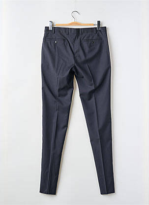 Pantalon slim tissage popeline taille normale noir LAB homme