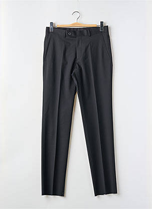 Pantalon droit tissage popeline taille normale noir ROY ROBSON homme